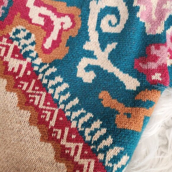 Sundance Journey East Sweater Womens size Small Oversized Boho Southwestern - Picture 14 of 15